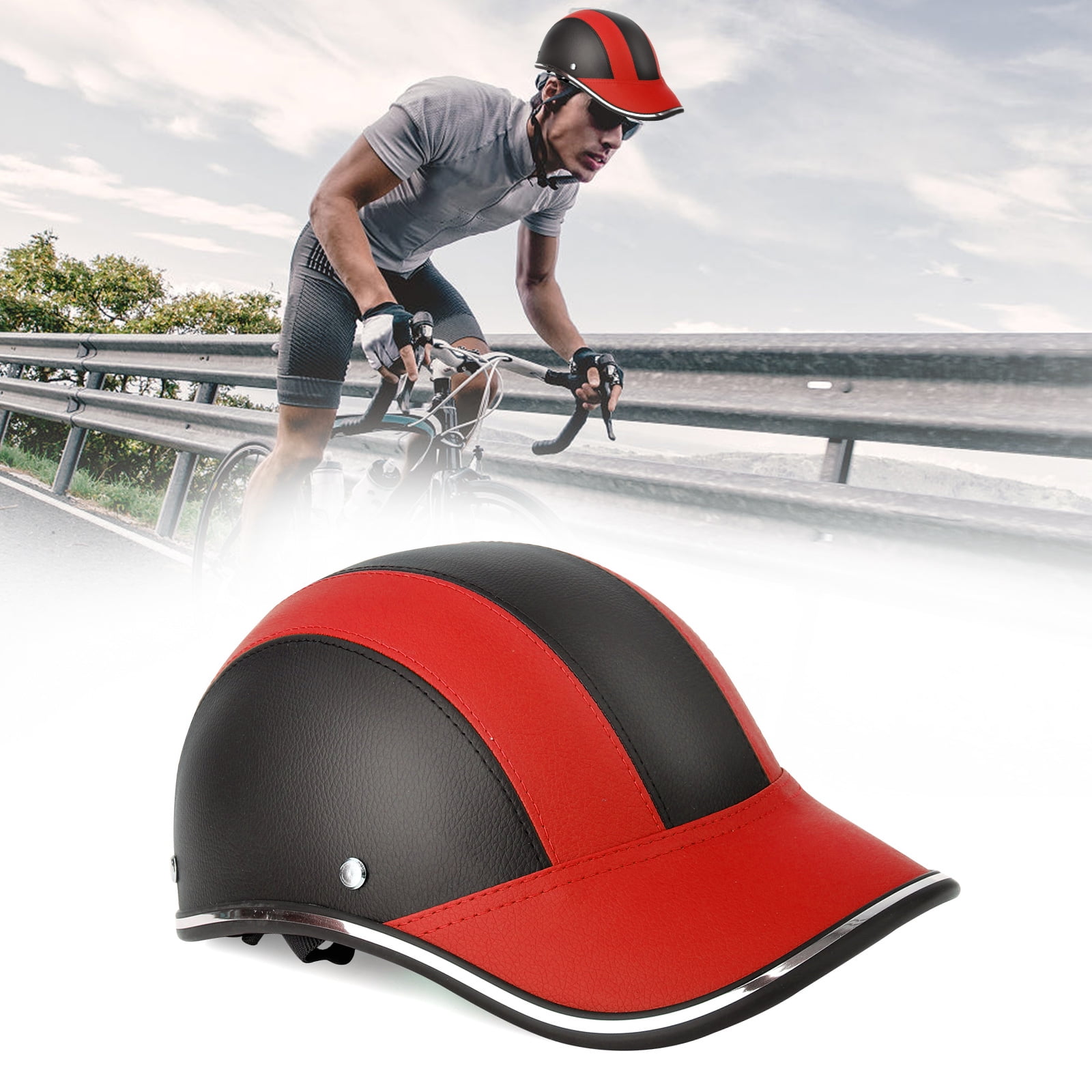 Adult Helmet for Bicycle Cycling Motorcycle Jockey Scooter Half Shell Open Face 