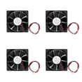 thumbnail image 3 of 4Pcs DC Brushless Cooling PC Computer Fan 12V 8020s 80x80x20mm 0.15A 2 Pin Wire, 3 of 7
