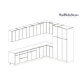 thumbnail image 5 of Kitchen Timeless Collection Natural Teak & Gray Color Base Size 12Ft Wide, 5 of 5