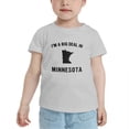 thumbnail image 2 of I'm A Big Deal in Minnesota Cute Toddler T Shirts for Boys Girls (Gray, Youth XL), 2 of 5