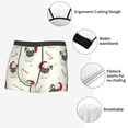 thumbnail image 3 of Gaeub Christmas Pug Dog Print Men's Boxer Briefs,Super Fit Boxer Briefs for Men,Quick-Dry Underwear with 4-Way Stretch-Medium, 3 of 5
