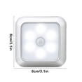 thumbnail image 3 of EGNMCR ED Under Cabinet Light Bright Motion Sensor Indoor Adhesive Magnetic Wardrobe Light Under Counter Light Wireless sensor light, 3 of 6