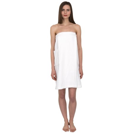 TowelSelections Women's Wrap, Shower & Bath, Water Absorbent Cotton Lined Fleece