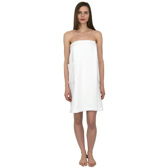 TowelSelections Women's Wrap, Shower & Bath, Water Absorbent Cotton Lined Fleece