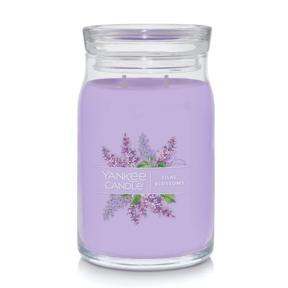 Vela Aromática Yankee Candle Flores de Lila 590 ml con 2 Mechas