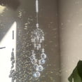 thumbnail image 3 of Atrapasueños de cristal artificial con forma de árbol de la vida, adorno colgante para ventana de árbol de piedra natural para interiores y exteriores, colgante con forma de arcoíris, 3 of 8