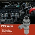 thumbnail image 2 of Válvula PCV Unique Bargains para Ford F-150 Fusion para Mustang Taurus Crown Victoria para Lincoln Zephyr Town Car para Mercury Grand Marquis Milan Montego Monterey Sable No.5L3Z6A666BA, 2 of 7