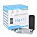 thumbnail image 3 of BriskMore Threaded CO2 Cartridges 16g - for All CO2 Bike Tire Inflators with Threaded Connection - Refill for Bicycle Tires - 12PCS Cartridges, Insulated Sleeve Included,Inflator Valve NOT Included., 3 of 15