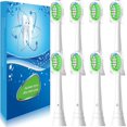 thumbnail image 1 of Replacement Heads Compatible with Philips Sonicare Electric Toothbrushes, (8 Pack White), 1 of 7
