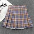 thumbnail image 3 of SILVERCELL Pleated Plaid Mini Skirt for Girls Casual Tennis A Line Classic Skirt 2-12 Years, 3 of 6