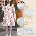 thumbnail image 6 of DISNIMO British Flag Dress Girls Heart Dress 3-4 Kids Long Sleeve Skater Dress Girls Midi Dress Girl Swing Dress with Collar Girls Button Front Dress for Children Holiday Dress Kid Sundress, 6 of 7