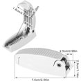 thumbnail image 2 of 5 Pcs Clips de Support de Porte de VR, Loquet de Sécurité pour Porte de Bagage de Véhicule Récréatif pour Garder les Compartiments de Rangement Ouverts pour Remorque de VR, Véhicule Récréatif, Pièces Extérieures, Accessoires, Installation Facile, Argent, 2 of 7