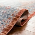 thumbnail image 5 of SAFAVIEH Kenitra Georgiana Geometric Polyester Area Rug, Blue/Red, 2'2" x 4', 5 of 8