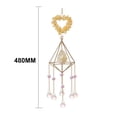 thumbnail image 3 of Adornos De Cristal Adorno colgante 20 mm Grava Cristal Colgante Campanas de viento (Corazón amarillo) Likrtyny Libre de BPA, 3 of 4