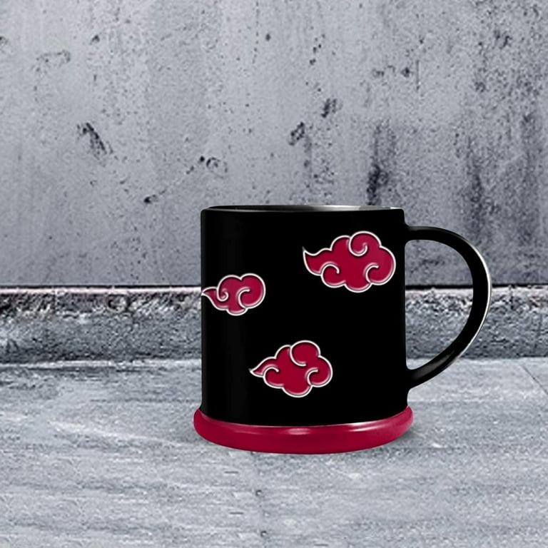 Naruto Cloud, Wax Resist Black Ceramic Coffee Mug w/ Red colored Base, Set  of 1, 18 oz - Walmart.com