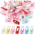 thumbnail image 1 of Sewing Clips Set of 49 Fabric Clips for Sewing, Sewing Clips, Fabric Clips, Multi-Function Plastic Sewing Clips, for Sewing, Quilting, Crocheting (2.7 x 1 x 1.5 cm), 1 of 5