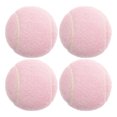 thumbnail image 1 of Tennis Ball Pink Rubber 4Pcs 2.4In, 1 of 8
