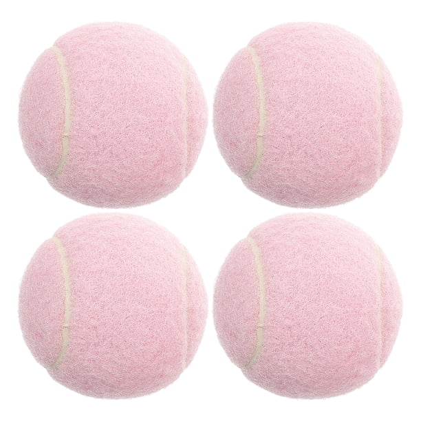 4 pelotas de tenis de goma para practicar, entrenamiento y jugar al tenis. Ideales para principiantes.
