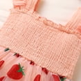 thumbnail image 6 of Happy Town Infant Baby Girl Summer Clothes Sleeveless Romper Dress 3-24M Toddler Girl Bodysuit with Headband, 6 of 9