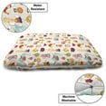 thumbnail image 3 of Colorful Pet Bed, Countryside Farming Theme with Little Bunny Chicken and Flowers in the Pots, Chew Resistant Pad for Dogs and Cats Cushion with Removable Cover, 24" x 39", Multicolor, by Ambesonne, 3 of 4