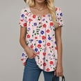 thumbnail image 2 of vigerkar Womens Tunic Tops To Wear With Leggings Summer Short Sleeve Pink, M, 2 of 4