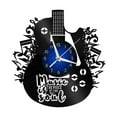 thumbnail image 2 of Guitar Music Life 12 Inch Vinyl Record Wall Clock - Silent, Creative, and Unique Clock for Living Room, Entryway, or Bedroom Decor - Perfect Gift Idea(12 inchs B without LED), 2 of 6