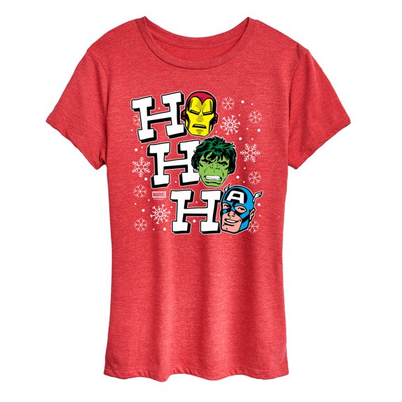 Marvel - Ho Ho Ho Avengers - Women's Short Sleeve Graphic T-Shirt