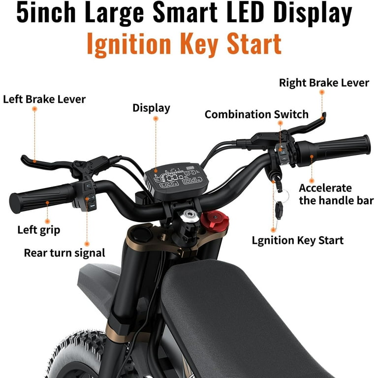 337NM Riding'Times GT73Pro Electric Dirt Bike for Adults,3000W