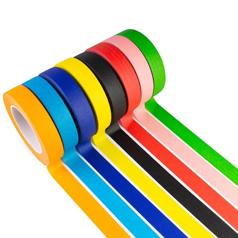 OUNONA 16 Rolls  DIY Washi Tapes Art Crafts Scrapbooking Tapes Scrapbook Tearable Tapes