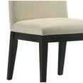 thumbnail image 5 of Xukmct 2 Pack Upholstered Seat Side Chair with Wood Frame, Armless Dining Chair for Living Room, Dining Room, Beige, 5 of 7