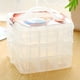 thumbnail image 2 of Caja Organizadora De Cuentas De Joyería Transparente De Plástico Caja Contenedora De Almacenamiento Herramienta Artesanal Ahorro De Espacio Advancent HA024298-02, 2 of 6