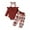 Red, variant on Futezty Toddler Boys Girls Clothes Fall Winter Outfit Sets, Set For Kids Long Sleeve Round Neck Floral Elastic Waist 6M 1T 2T 3T 4T 5T 2PCS Everyday