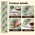 thumbnail image 5 of Cottagecore Peel and Stick Wallpaper 23.6in x 9.8ft Vintage House Tree Soft Green Pink Tones Contact Paper Vinyl Waterproof Self Adhesive Wall Paper for Bedroom Shelf Cabinet Renter Friendly, 5 of 8
