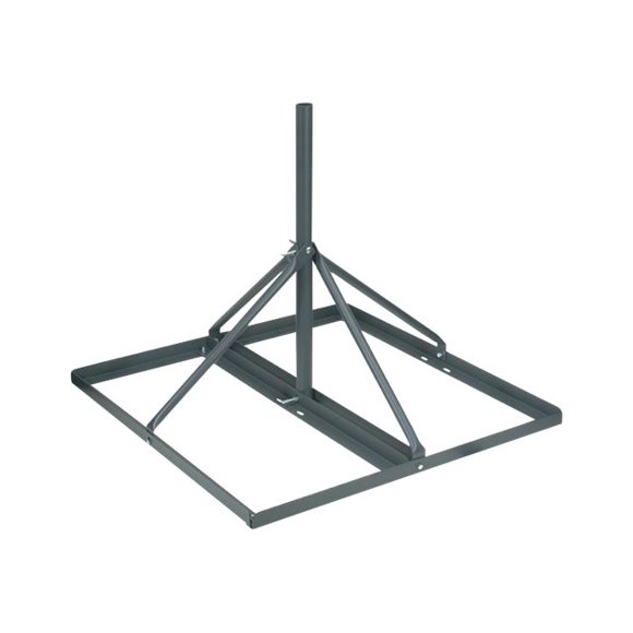 VMP FRM-200 Non-Penetrating Roof Mount (30-Inch long 2-Inch OD mast, Grey)