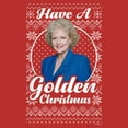 thumbnail image 2 of Women's The Golden Girls Ugly Christmas Rose Portrait  Racerback Tank Top, 2 of 4