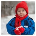 thumbnail image 2 of Motique Accessories Magic Knit Mitten Fingered Toddler Winter Gloves for Unisex-Lavender, 2 of 5