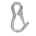 thumbnail image 2 of Attwood 7653L3 Utility Snap Hook, Zinc-Plated Steel, Spring-Loaded Closure, Light-Duty, 4 Inches Long, ¼-Inch Ring Diameter, 2 of 3
