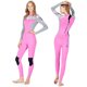 thumbnail image 3 of Traje de neopreno de manga larga para mujer, traje de baño elástico para natación, surf, buceo (XXL), 3 of 10