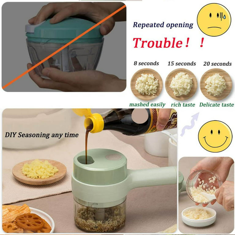 Household Multifunctional Wireless Electric Vegetable Garlic Chopper a –  Cool Deals Club