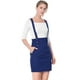 thumbnail image 2 of INSPIRE CHIC Día de San Patricio Falda De Tirantes Rectos De Cintura Alta De Traje De Navidad Para Mujer Azul real XS, 2 of 6