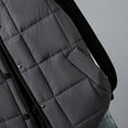thumbnail image 6 of Uaswgudfs Women's Gray Quilted Vest, Sleeveless Crew Neck Casual Winter Puffer Gilet - Outerwear Gray L, 6 of 9