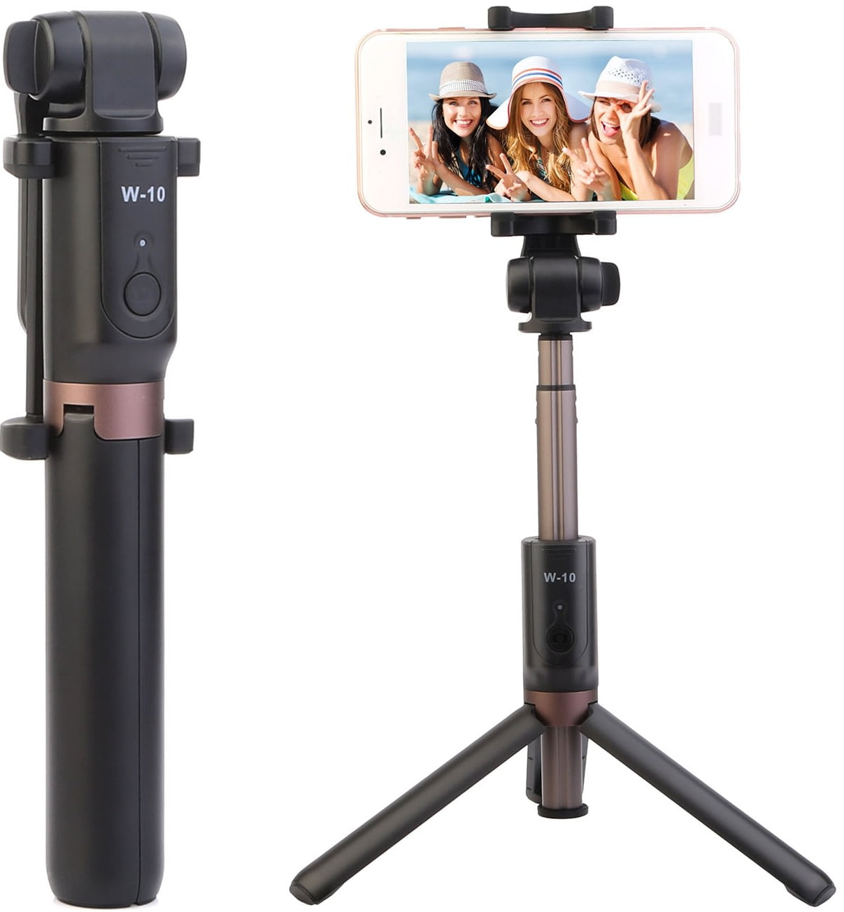 iMounTEK Bluetooth Selfie Stick Stretchable with Tripod Stand
