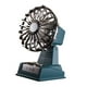 thumbnail image 5 of Ventilador de escritorio USB portátil, recargable, diseño clásico, con inclinación ajustable, refrigeración por aire, ventilador personal para enfriar azul, 5 of 8
