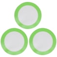 thumbnail image 1 of 3 Pcs Tapis de Cuisson en Silicone Rond Résistant à la Chaleur Tapis de Barbecue Antiadhésif (20CM, Vert), 1 of 8