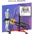 thumbnail image 4 of HVO Seated Dip Machine Tricep: Dip Machine Exercise for Biceps Plate Loaded Home Gym Strength Training Equipment, 4 of 8