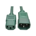 thumbnail image 3 of Tripp Lite 3 ft. Heavy Duty Power Extension Cord, C14 to C13, 15A, 14 AWG, Green (P005-003-AGN), 3 of 8