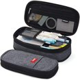 thumbnail image 1 of Estuche para lápices de gran capacidad EASTHILL, bolsa de almacenamiento para bolígrafos, organizador para estudiantes, niñas, adultos, oficina, universidad, escuela, azul oscuro, 1 of 5