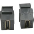 thumbnail image 3 of WWS-HDMI Keystone Jack Inserts, (2-Pack) HDMI Keystone Female to Female Coupler Snap-in for Wall Plate - Black, 3 of 4