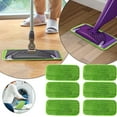 thumbnail image 2 of Under 10 Mop Cloth 6Pcs Washable Reusable Microfiber Mop Pads Compatible with Wet Hardwood and Floor Spray Mops, 2 of 8
