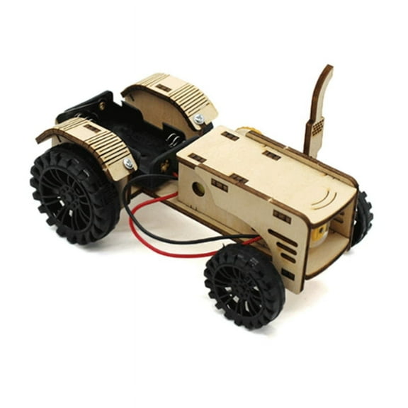 DIY Wooden tractor Car Model Teaching Learning Stem Project Kit